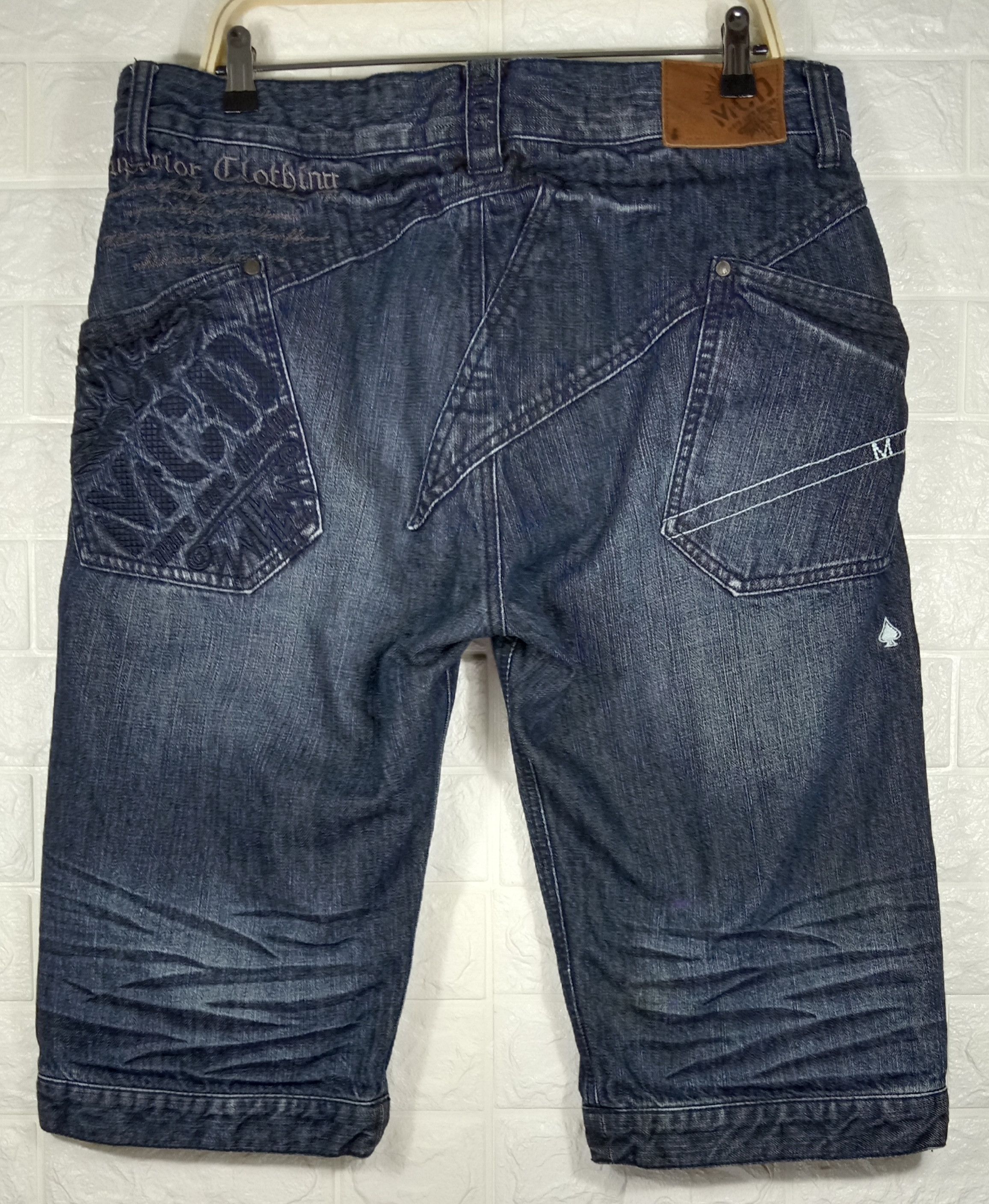 image of Surf Style Vintage M.c.d More Core Division Surf Short Jeans in Blue, Men's (Size 36)