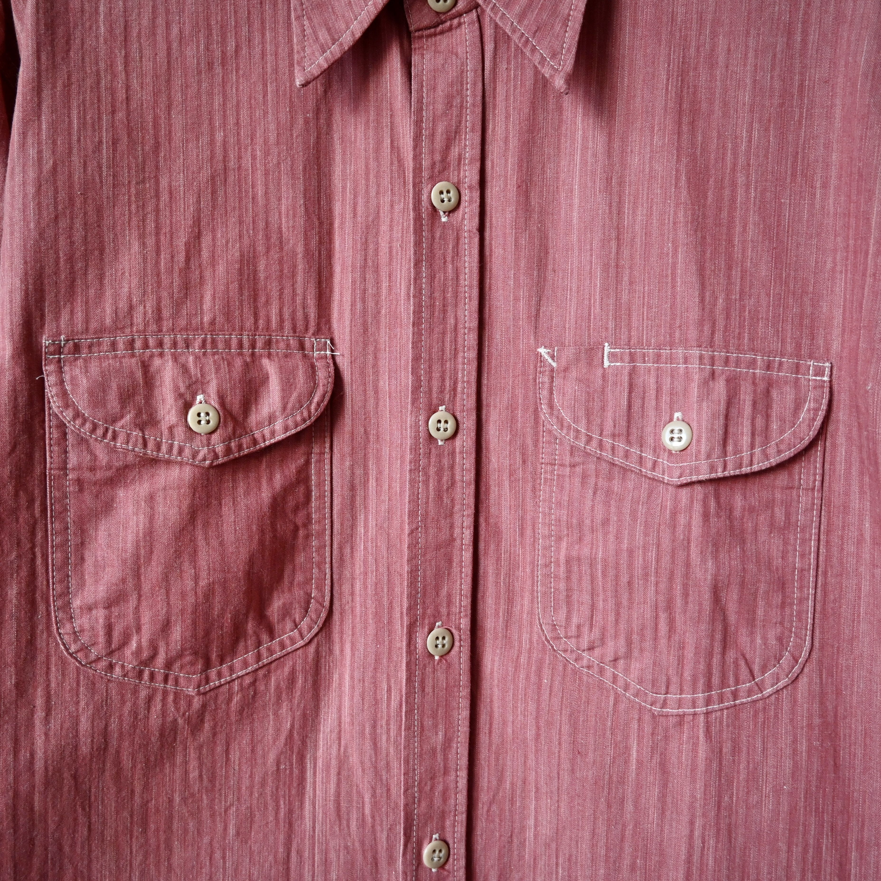 Sugar Cane VTG 1990s Sugar Cane work shirt, HBT cotton, made in Japan Size US L / EU 52-54 / 3 - 10 Thumbnail