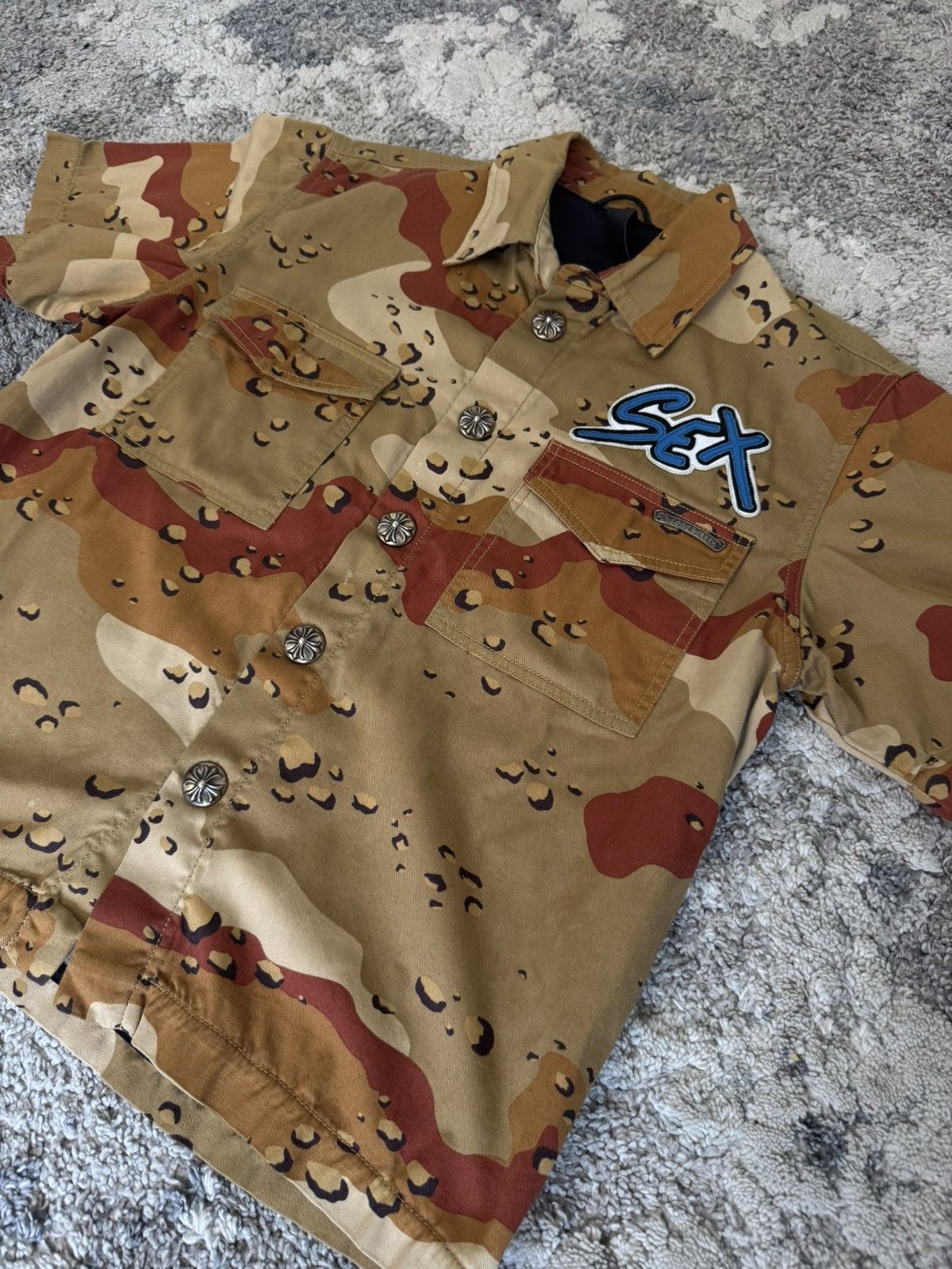Chrome Hearts Chrome Hearts Sex Button Up 🐆🔞 Size US M / EU 48-50 / 2 - 5 Thumbnail
