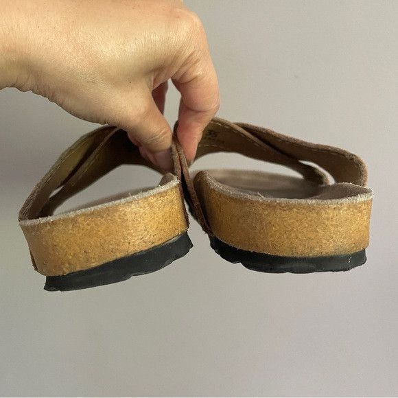 Roots × Vintage Vintage Roots Leather Slide Sandals - fits like 6US 🇨🇦 Size US 6 / IT 36 - 7 Thumbnail