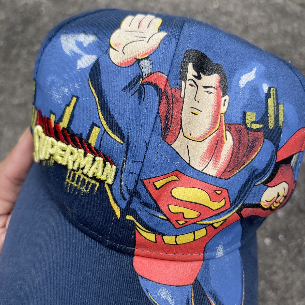 DC Comics × Vintage Vintage SUPERMAN Cap Size ONE SIZE - 2 Thumbnail