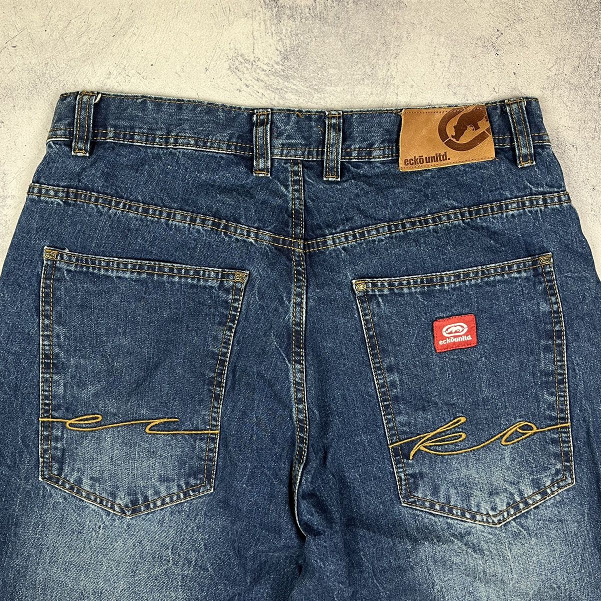 Ecko Unltd. Vintage ECKO UNLTD big logo baggy fit jeans 90’s Size US 34 / EU 50 - 5 Thumbnail