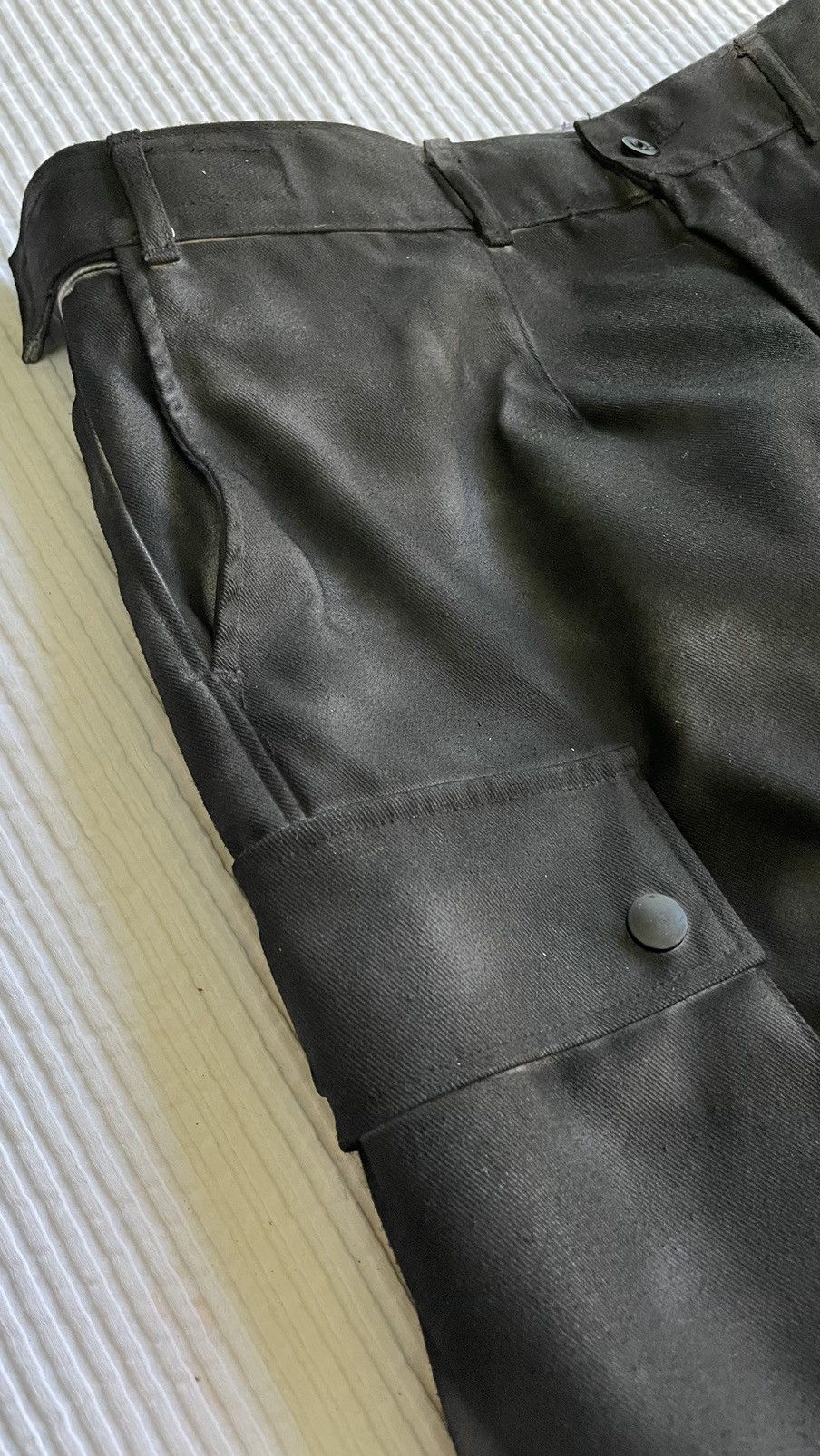 Handmade Painted Black Camo Pants Size US 34 / EU 50 - 6 Thumbnail