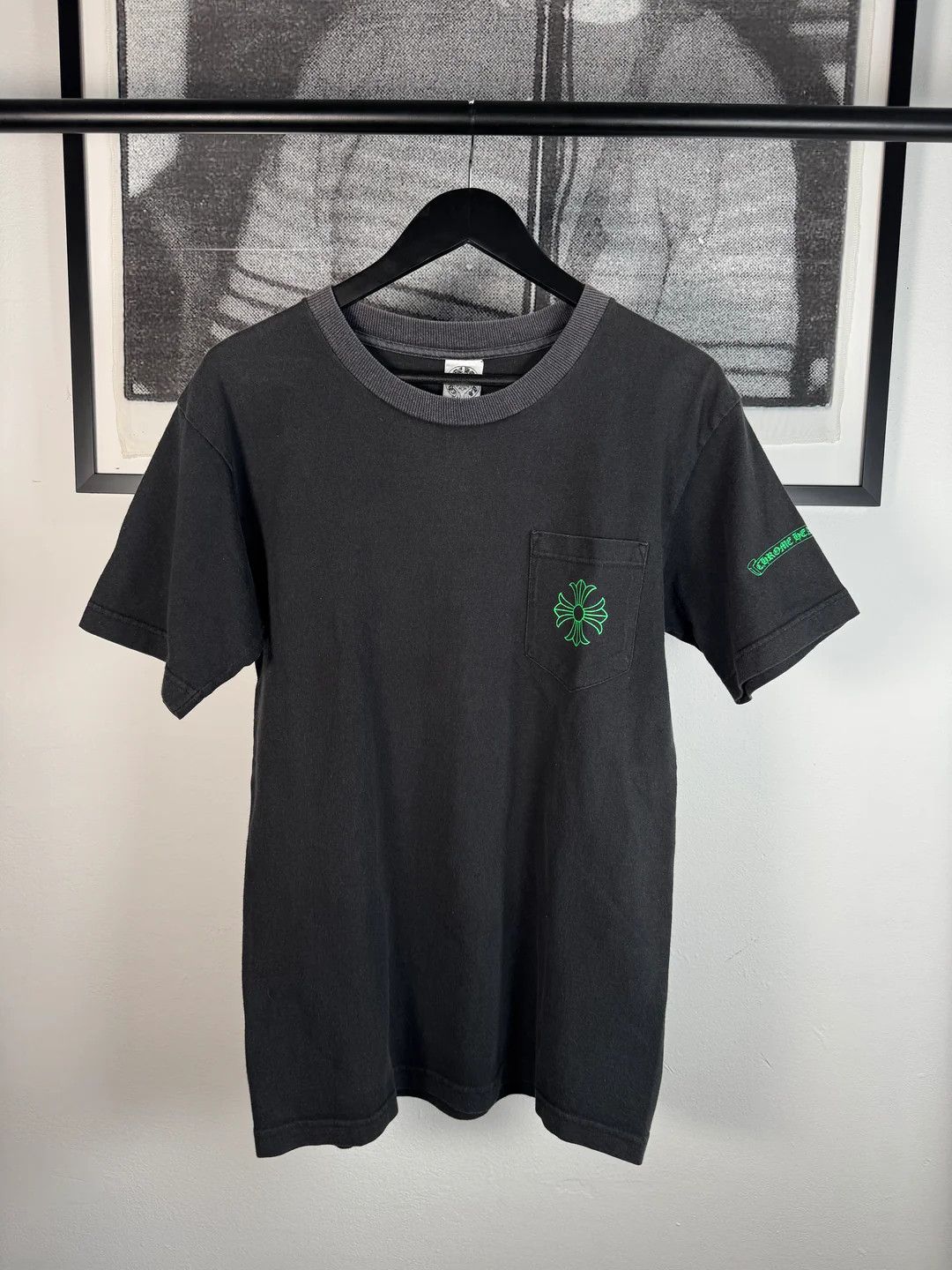 Chrome Hearts 🚭 RARE 🚭 VINTAGE 90s JAPAN EMERALD FLEUR CROSS SHIRT Size US M / EU 48-50 / 2 - 6 Thumbnail
