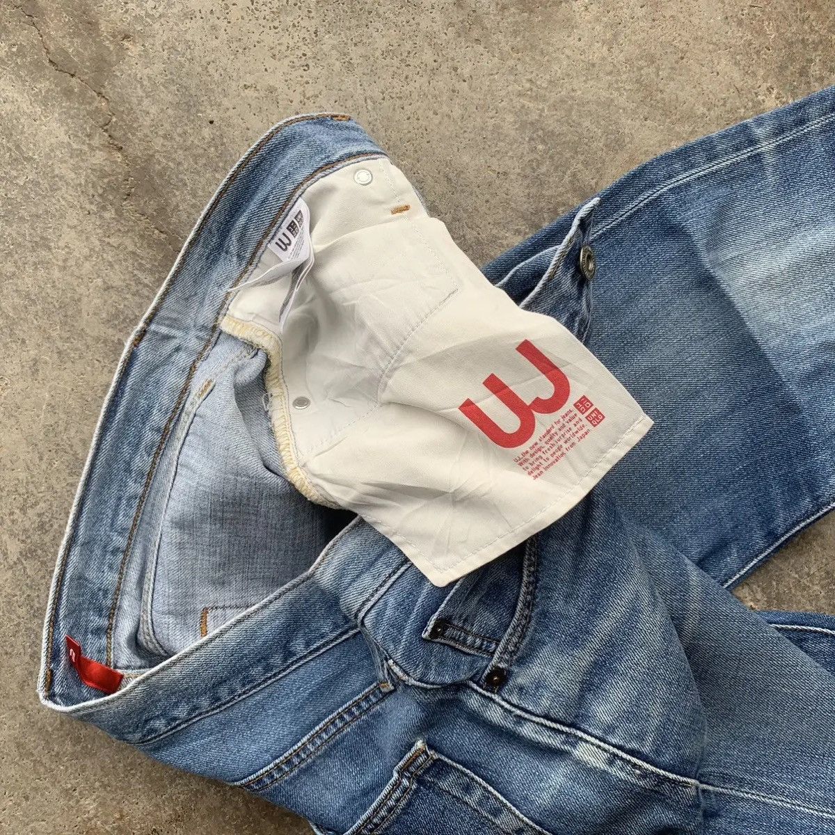 Kaihara Denim 💥 REDLINE JAPANESE VINTAGE 30x31 Blue Wash Jeans Pants Size US 30 / EU 46 - 8 Thumbnail