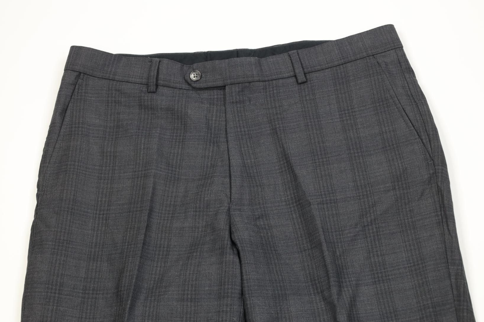 Vintage Vintage 90s Y2K Streetwear Chino Pants Trousers Gray Plaid Size US 36 / EU 52 - 2 Thumbnail