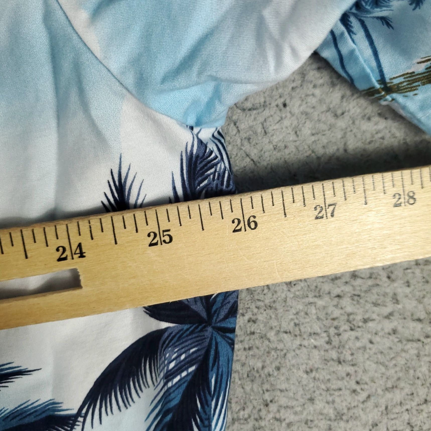 Vintage Ky's Shirt Mens XL Blue Palm Tree Print Hawaiian Button Up Short Sleeve Shirt Size US XL / EU 56 / 4 - 6 Thumbnail