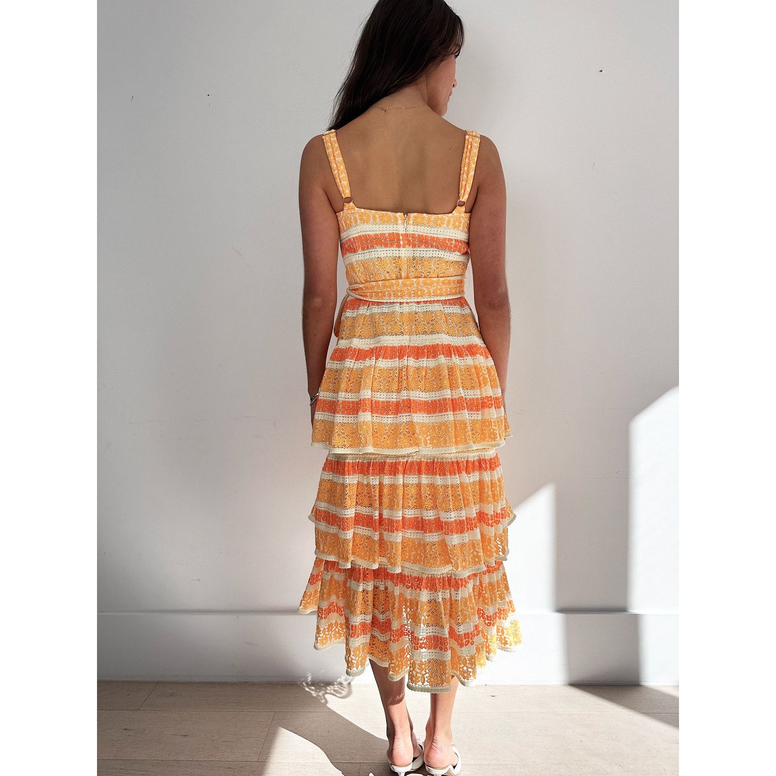 Zimmermann Zimmermann Jude Tiered Lace Dress Size XS / US 0-2 / IT 36-38 - 6 Thumbnail