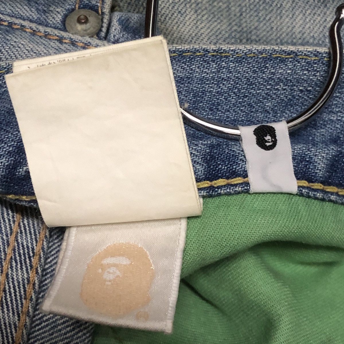 Bape OG Bapesta Denim Jeans Size US 34 / EU 50 - 22 Thumbnail