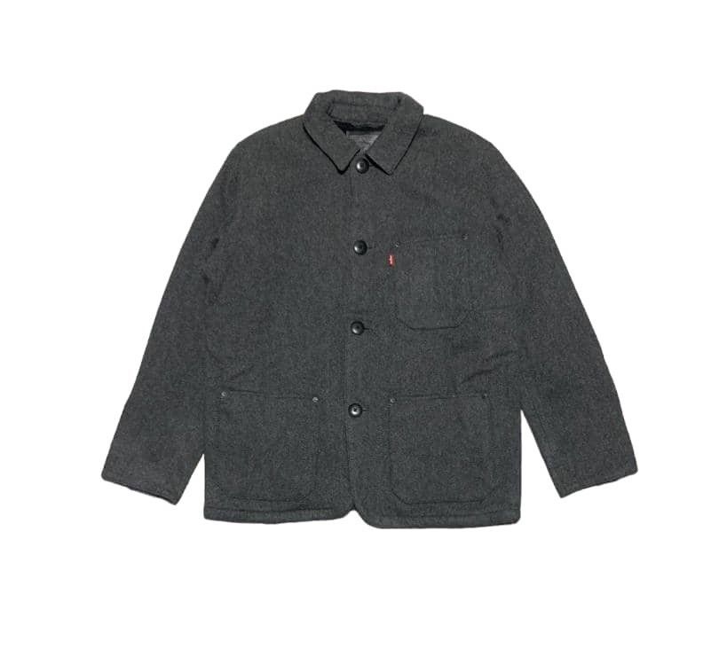 image of Archival Clothing x Levis Vintage Levi’S Chore Jacket in Grey, Men's (Size Medium)