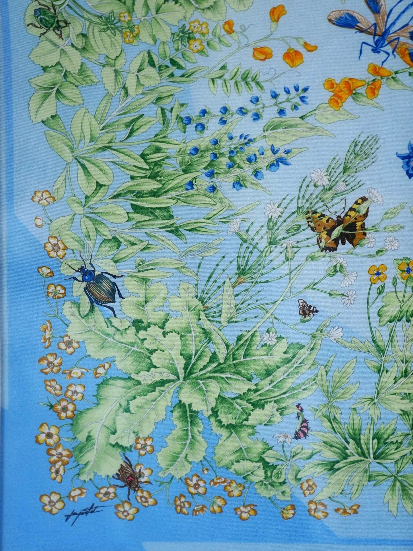 Hermes Hermes LA PRAIRIE Silk Scarf 90cm 1994/2002 Size ONE SIZE - 7 Thumbnail