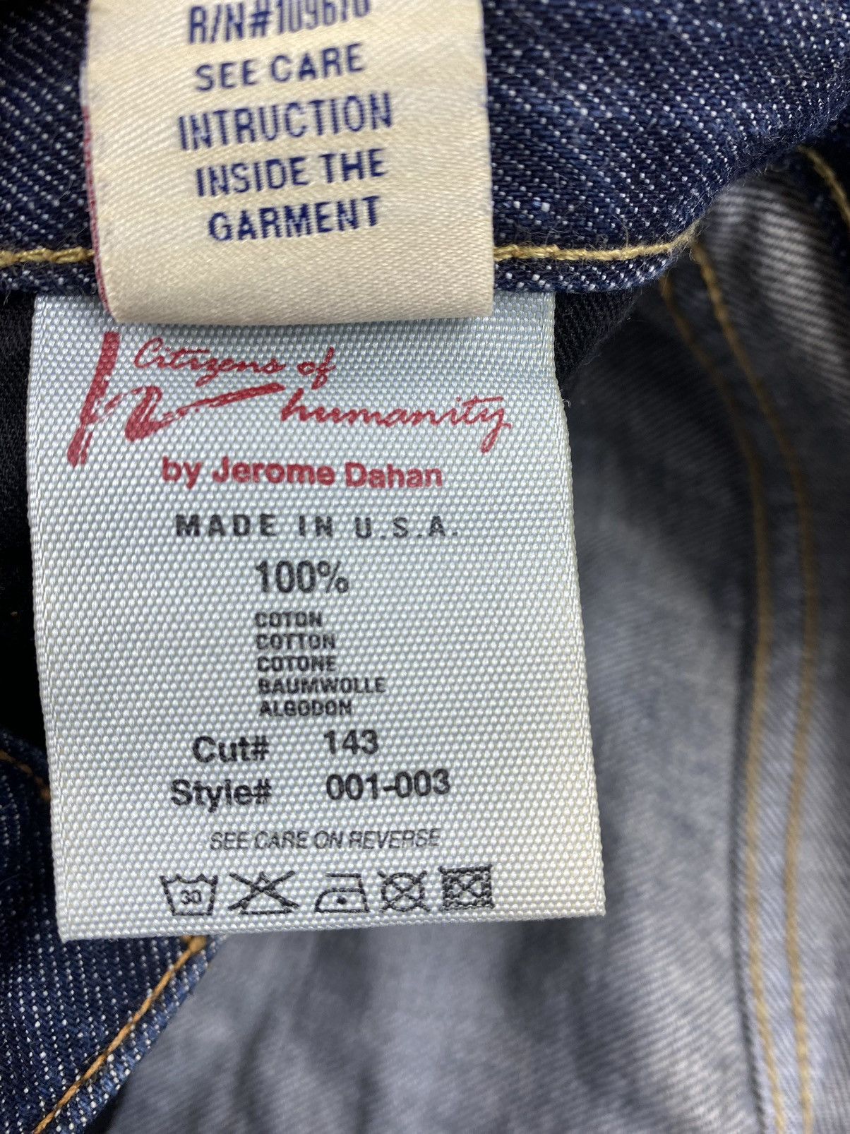 7 For All Mankind Jerome Dahan Relaxed Bootcut Pants New Age Cowboys USA Made Size US 32 / EU 48 - 19 Thumbnail