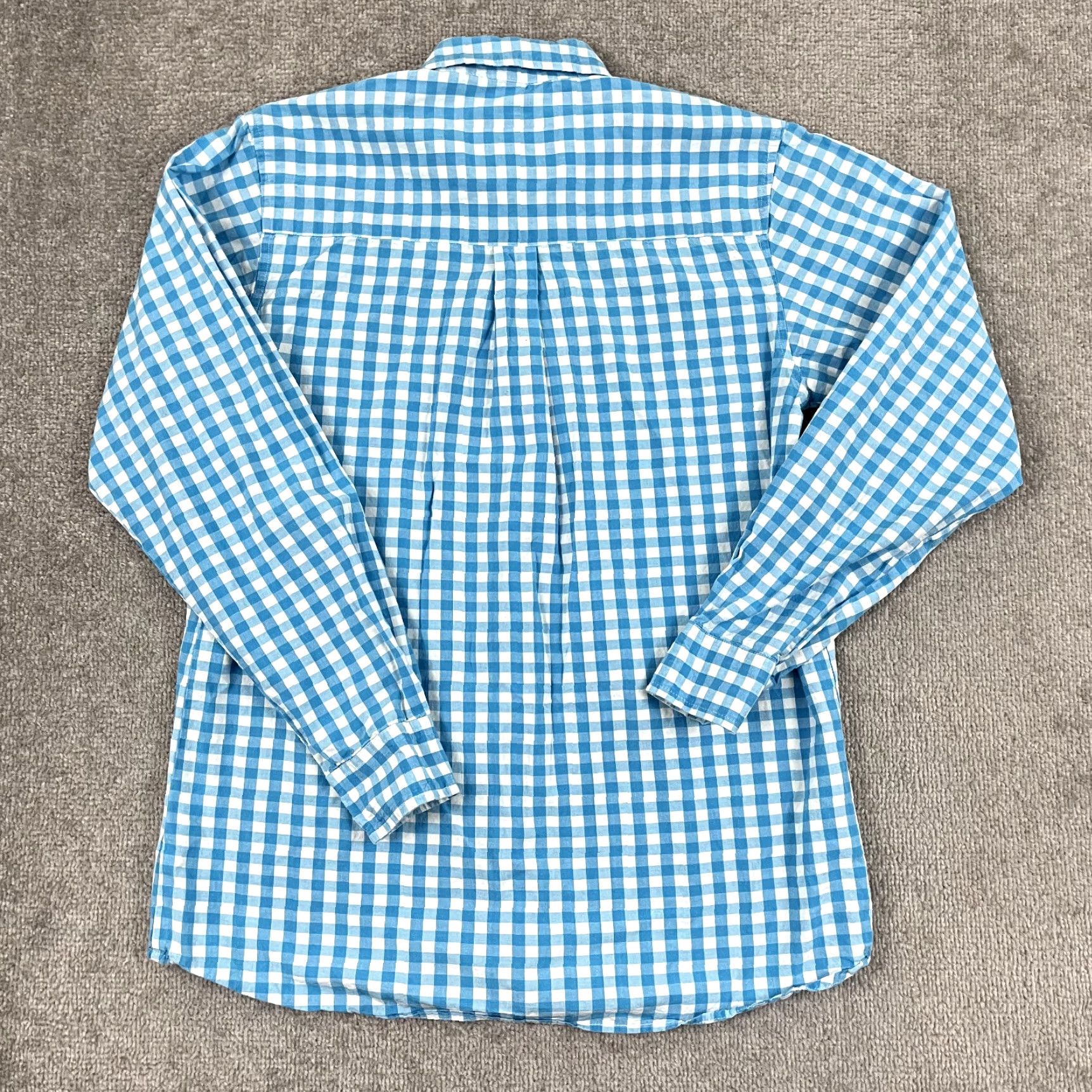 Vintage VINTAGE Busserl Trachten Shirt Mens Small Blue White Check Oktoberfest Button Up, Casual, Traditional, Country Wear Size US S / EU 44-46 / 1 - 7 Thumbnail