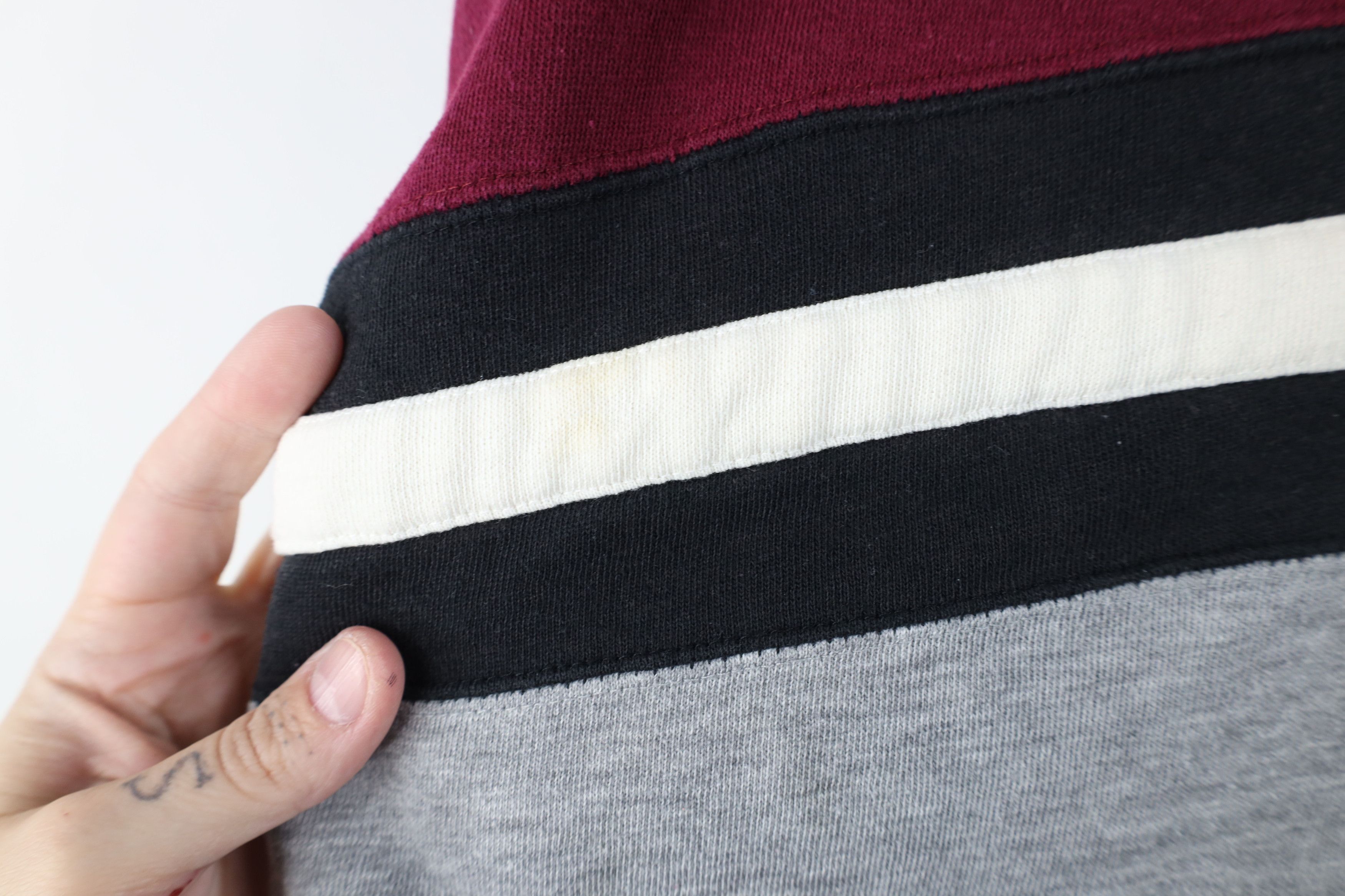 Vintage Vintage 90s Streetwear Striped Block Tennis Track Jacket Size US L / EU 52-54 / 3 - 4 Thumbnail