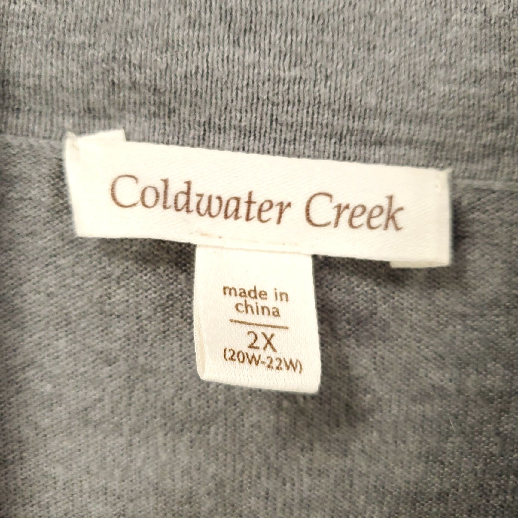 Coldwater Creek Coldwater Creek Sweater 2X Gray Cowl Neck Angora Blend Pullover Knit Classic Womens Size XXL / US 16-18 / IT 52-54 - 5 Thumbnail