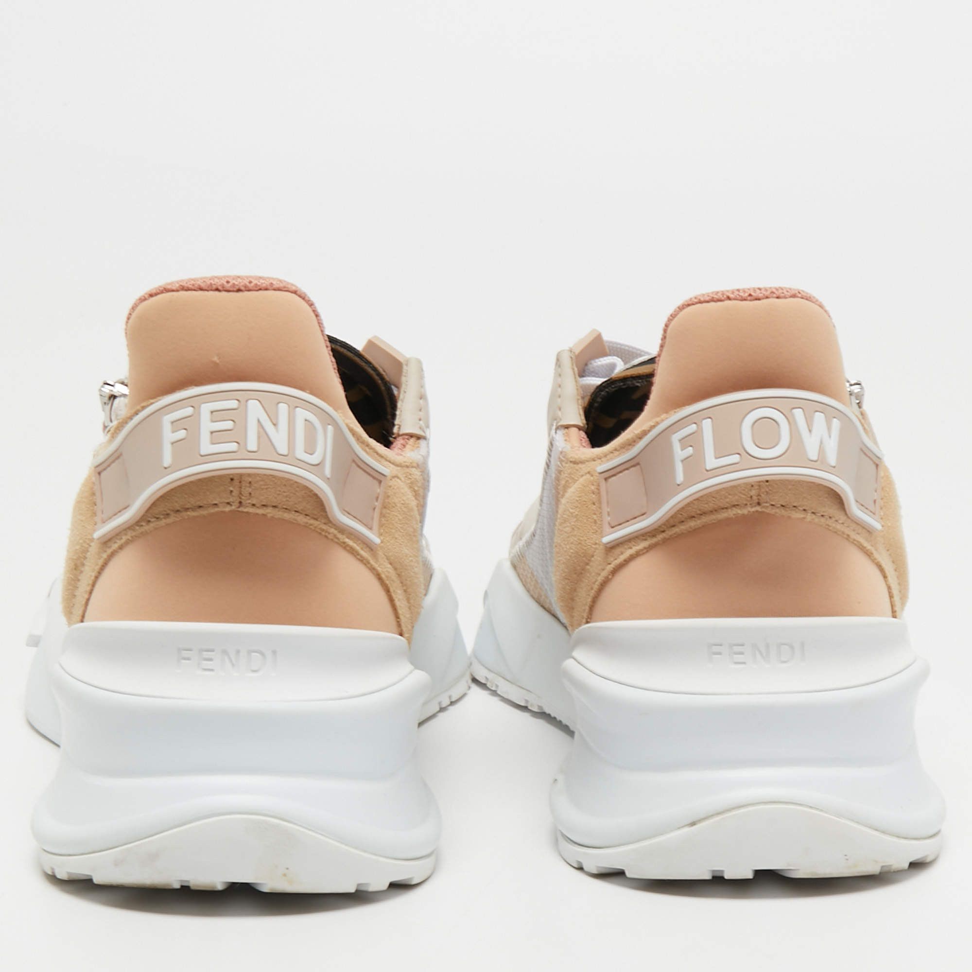 Fendi o1s1wg110225 Flow Sneaker in Multicolor Size US 12 / IT 42 - 4 Thumbnail