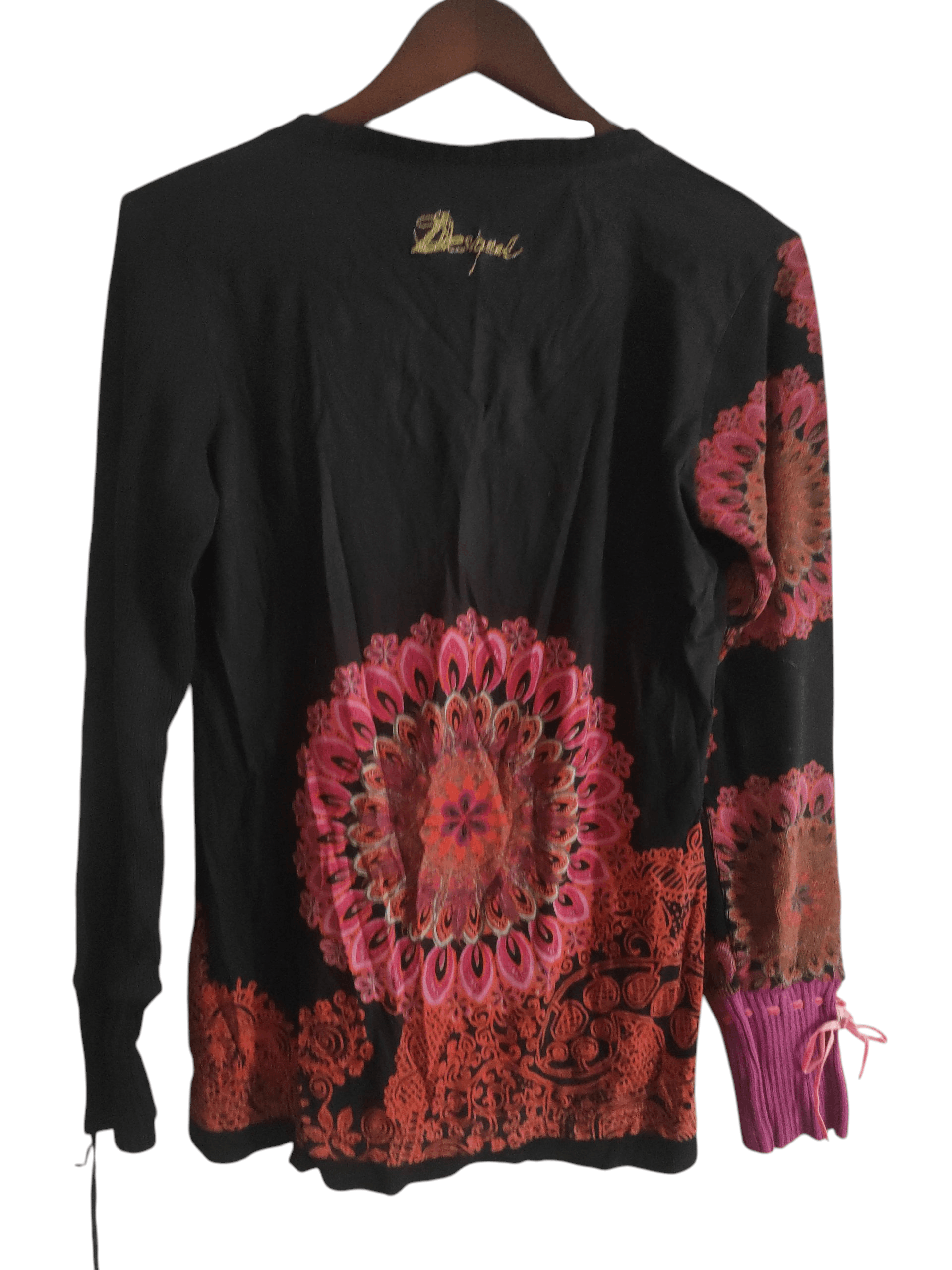 Desigual Desigual Women's Shirt W Pullover Sleeve Cotton Jersey Knit Size M / US 6-8 / IT 42-44 - 3 Thumbnail