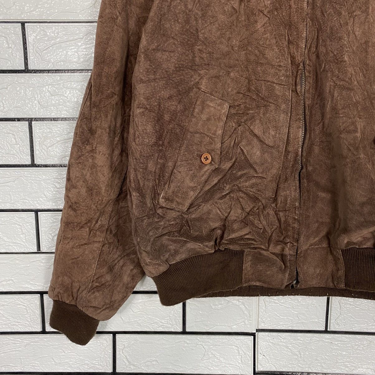 Japanese Brand 📌Vintage Leather Jacket Bomber Houston Harajuku Mother Size US L / EU 52-54 / 3 - 5 Thumbnail