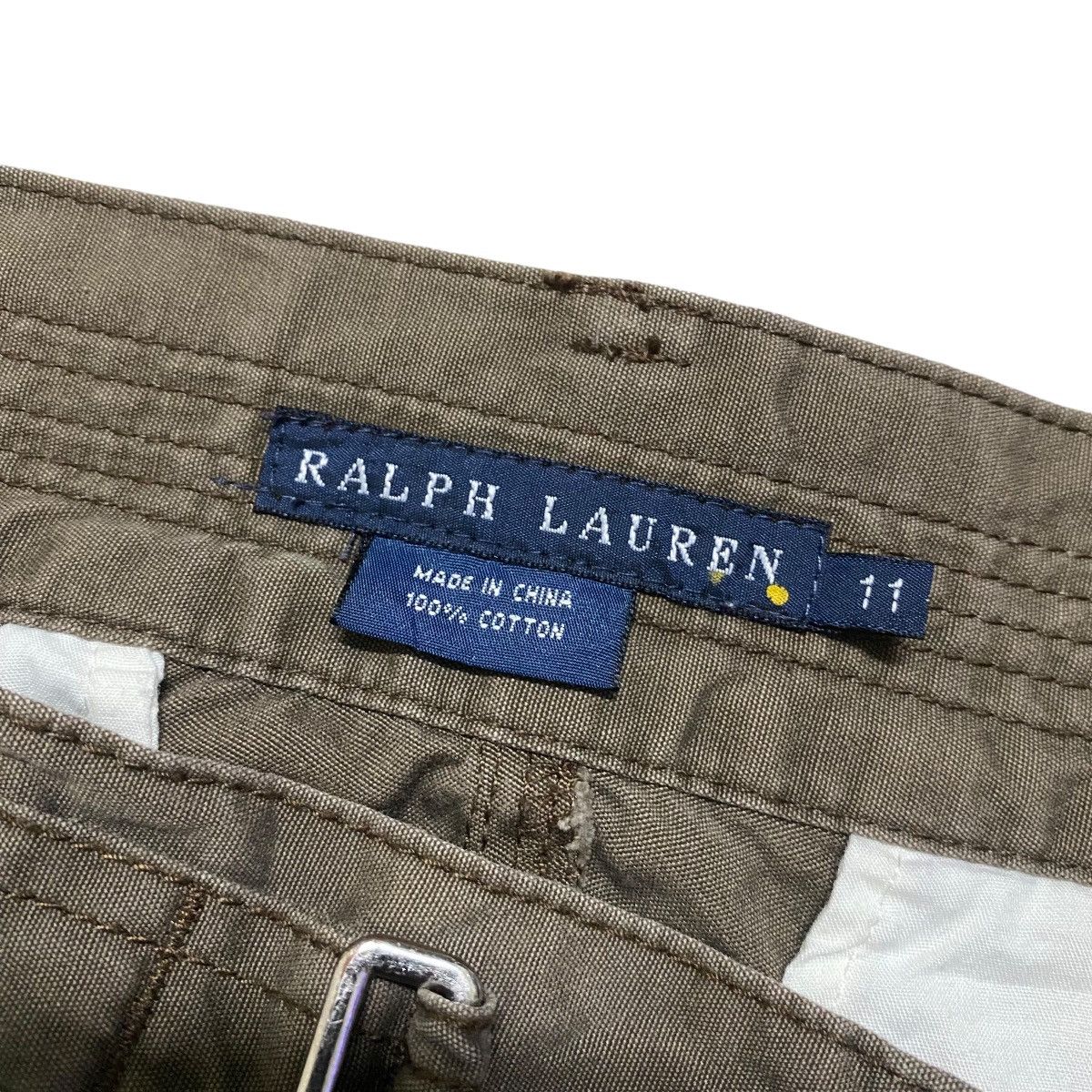 Polo Ralph Lauren Vintage Polo Ralph Lauren Cargo Pants Belted Size 30" / US 8 / IT 44 - 17 Thumbnail