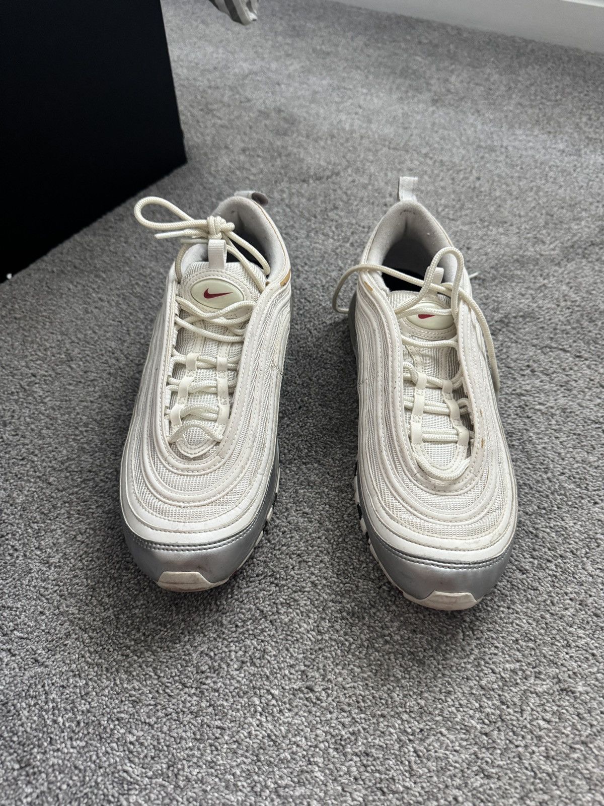Nike Air Max 97 White Gray Size US 9.5 / EU 42-43 - 3 Thumbnail