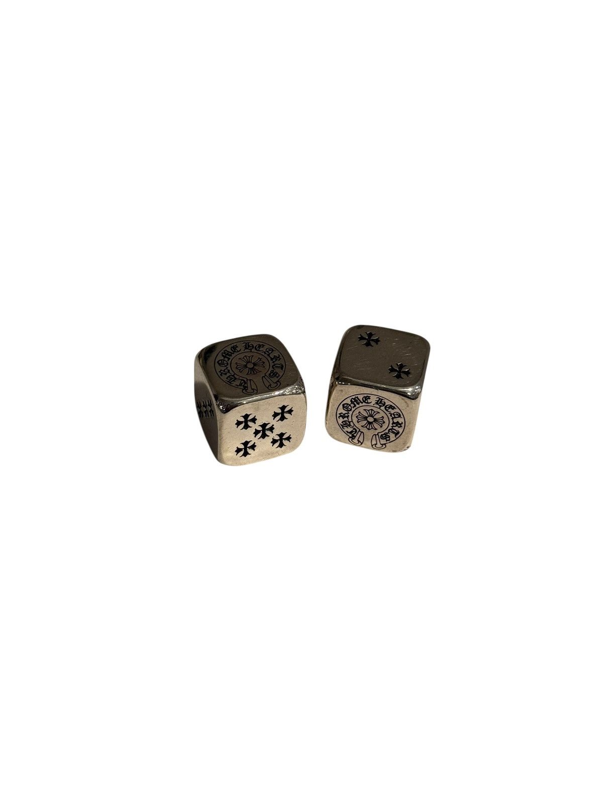 Chrome Hearts Sterling Silver Dice Set Size ONE SIZE - 1 Thumbnail