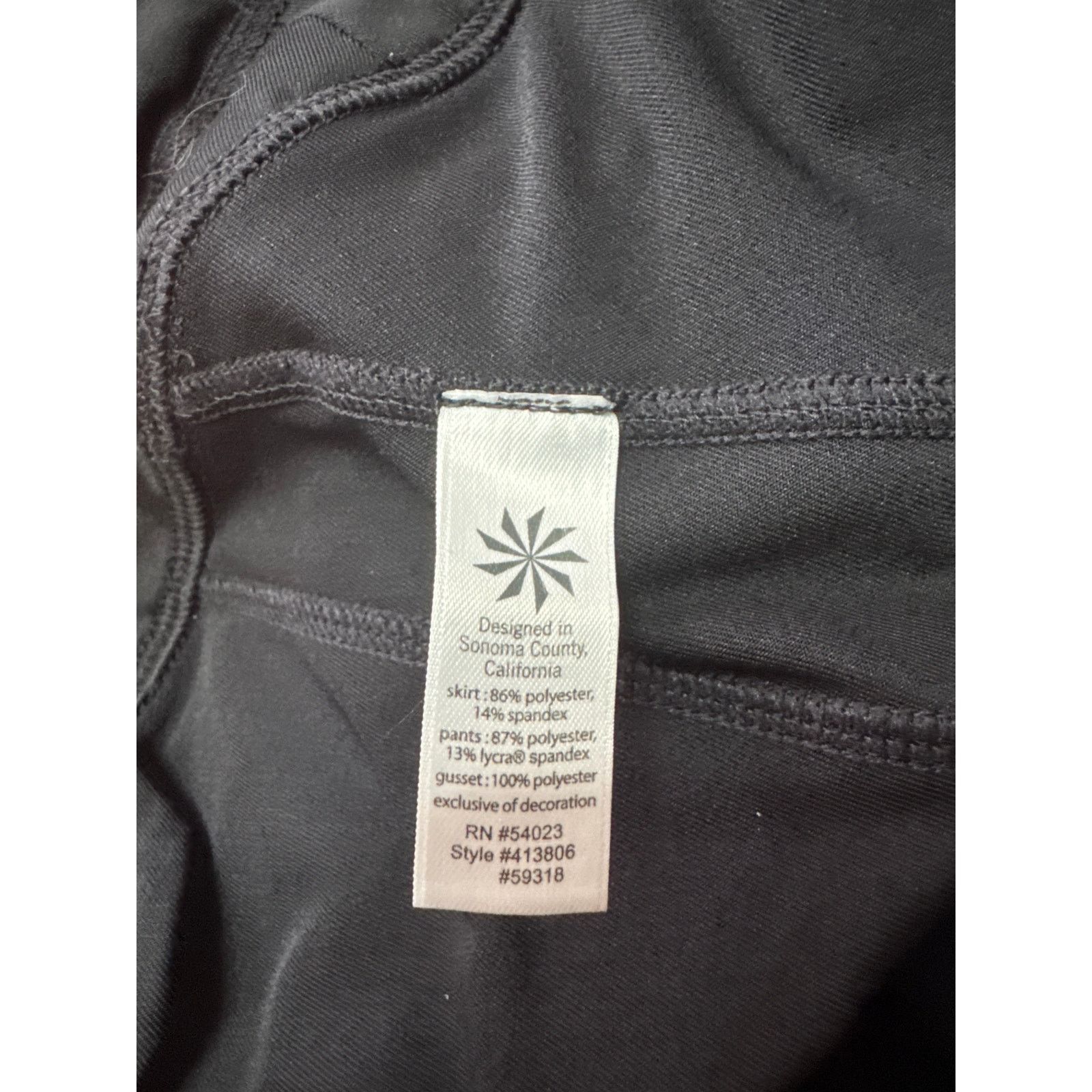 Athleta Athleta Medium Skirt Capri Black And Gray Adjustable Waist Size 32" / US 10 / IT 46 - 6 Thumbnail