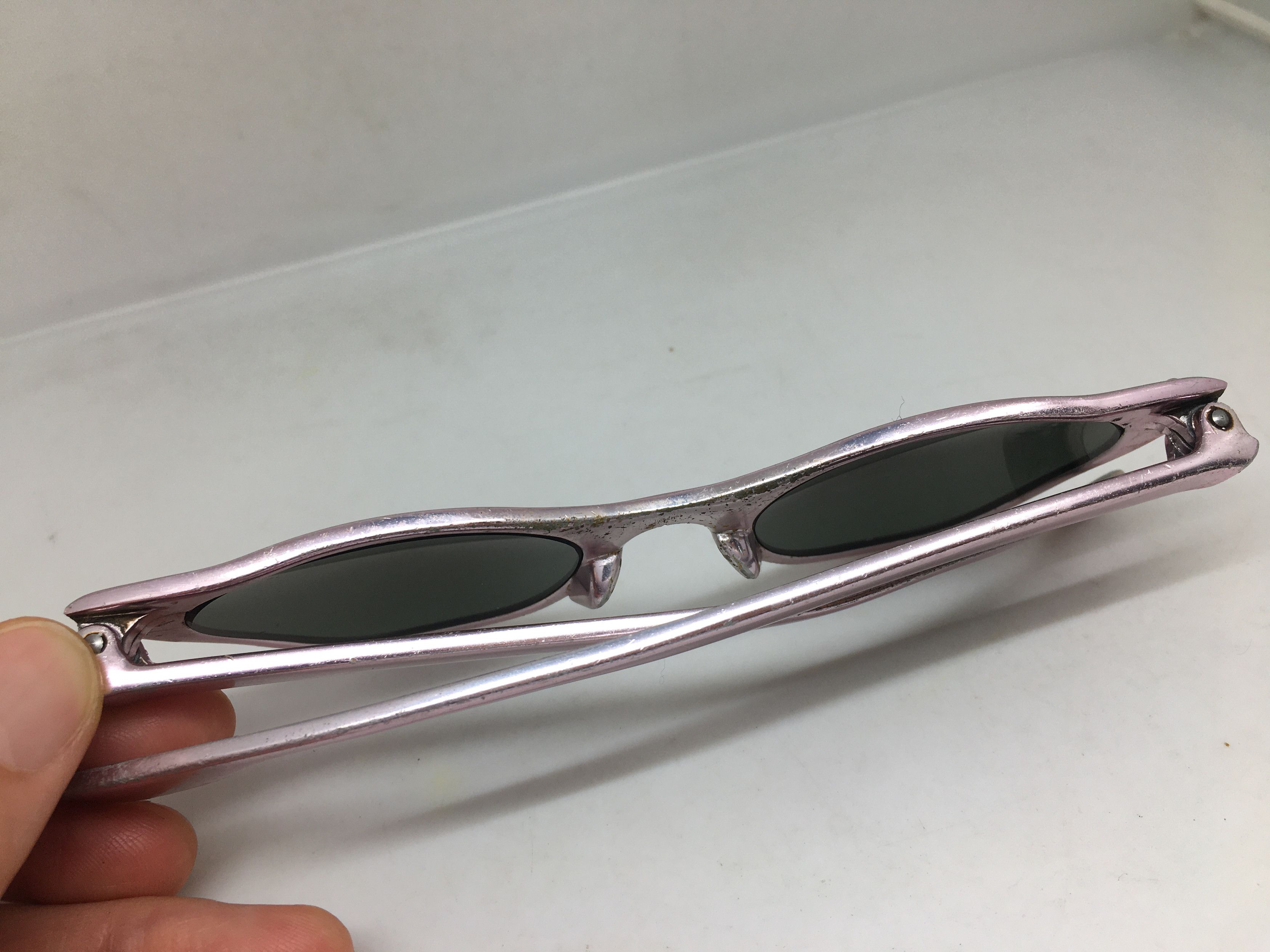 Vintage Vintage 50s TURA Woman Aluminum Cateye Sunglasses Size ONE SIZE - 12 Thumbnail