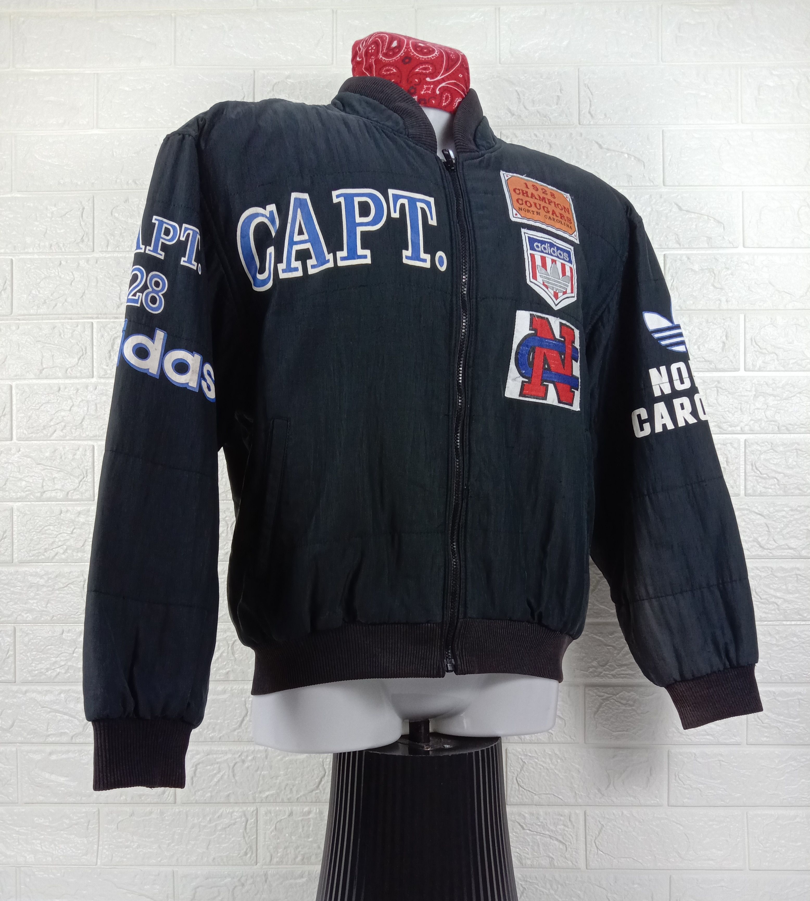Adidas Vintage Adidas Champion Cougars 1928 Patched Jacket Size US M / EU 48-50 / 2 - 3 Thumbnail