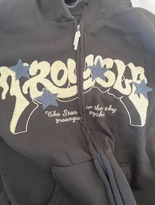 Japanese Brand Letter Embroidery Hoodies Size US S / EU 44-46 / 1 - 2 Thumbnail