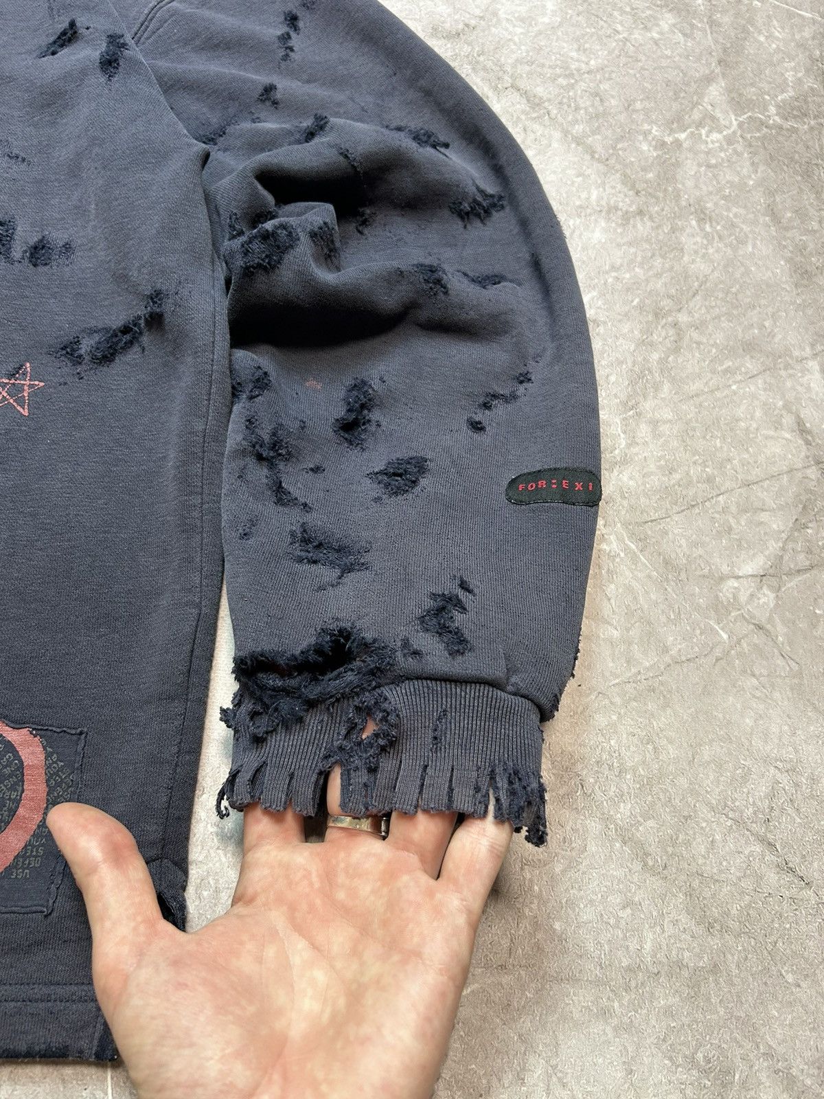 Japanese Brand Vintage distressed sweatshirt y2k Size US L / EU 52-54 / 3 - 6 Thumbnail