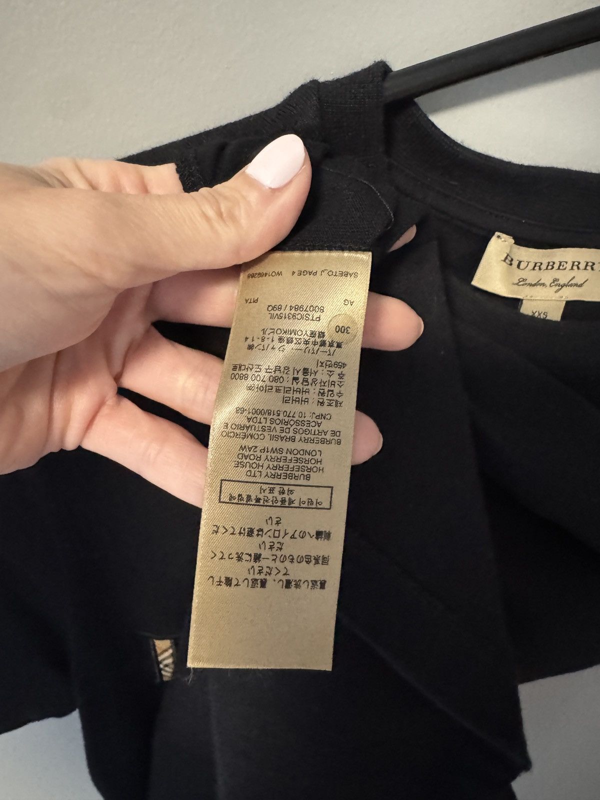Burberry Burberry graphic logo tee black authentic sz XXS Size US XXS / EU 40 - 5 Thumbnail