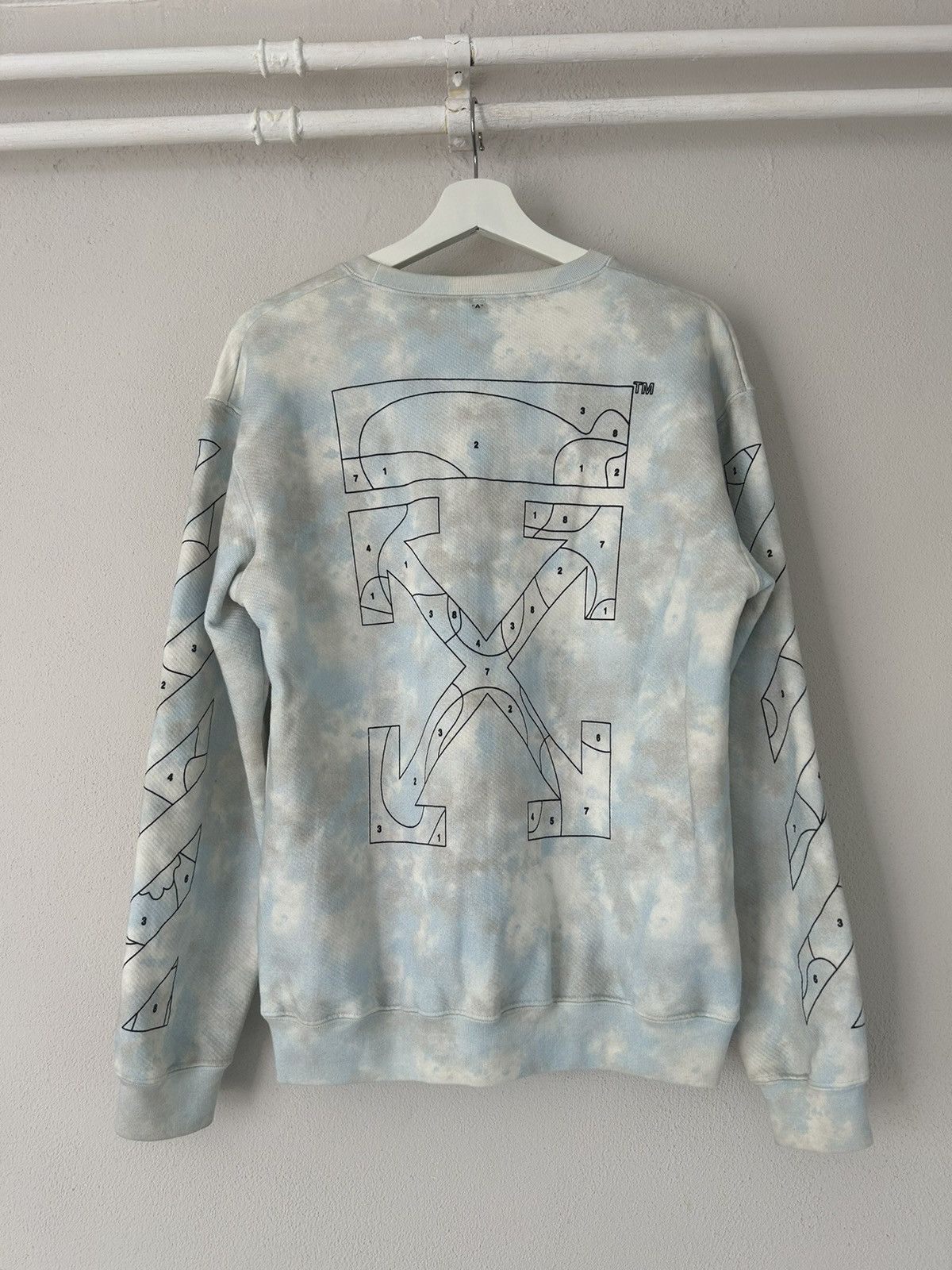 Off-White SS2020 Tie Dye Sweatshirt Size US M / EU 48-50 / 2 - 3 Thumbnail