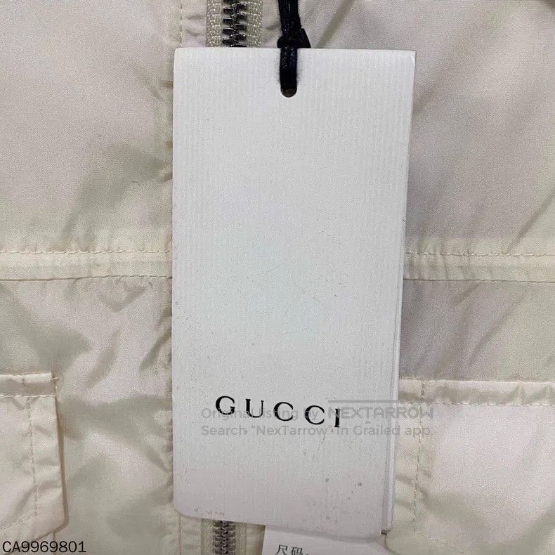 Gucci Gucci Milk-white kitten embroidered cotton jacket Size XS / US 0-2 / IT 36-38 - 6 Thumbnail