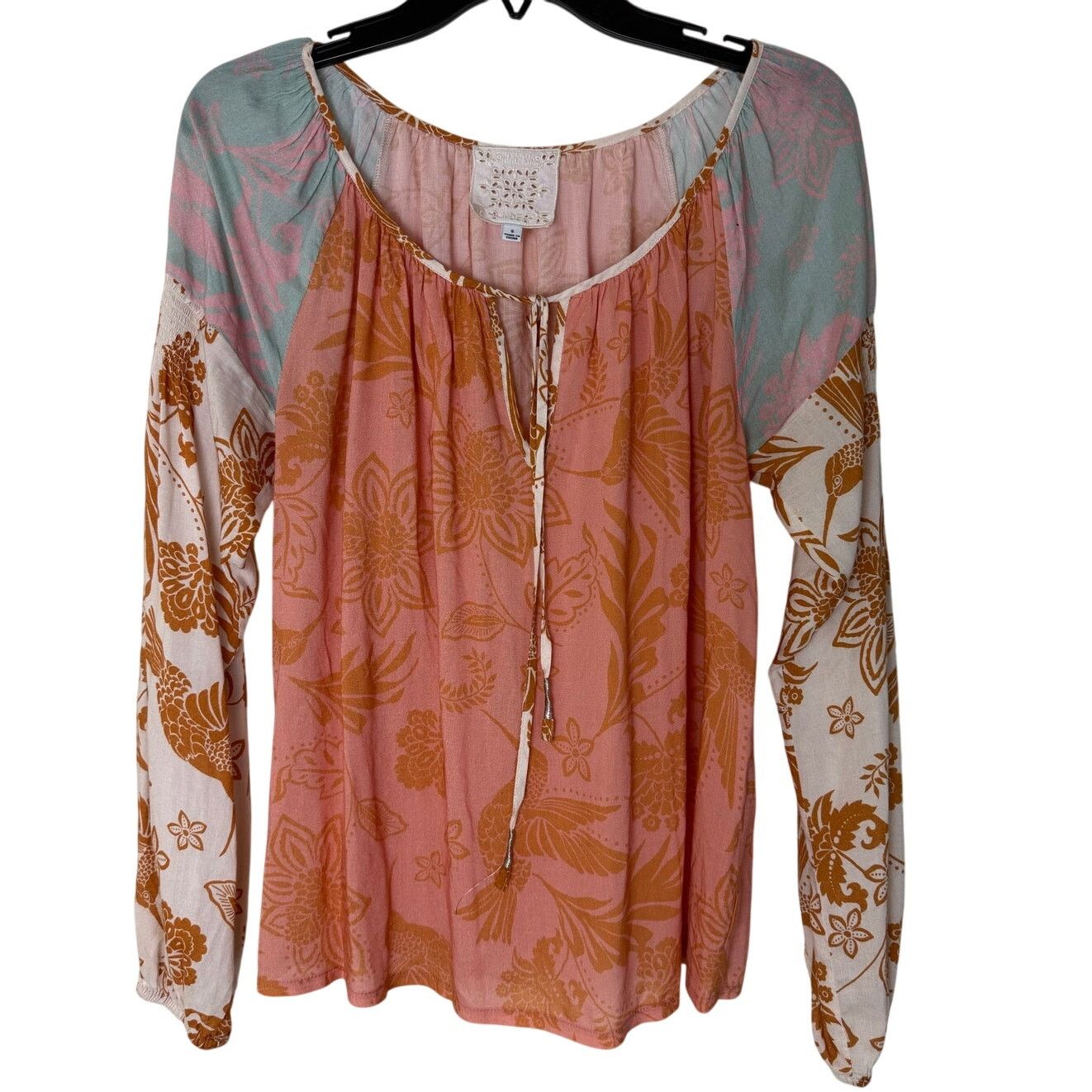 Johnny Was Johnny Was Waimea Mixed Print Peasant Top - Sc Size S / US 4 / IT 40 - 2 Thumbnail
