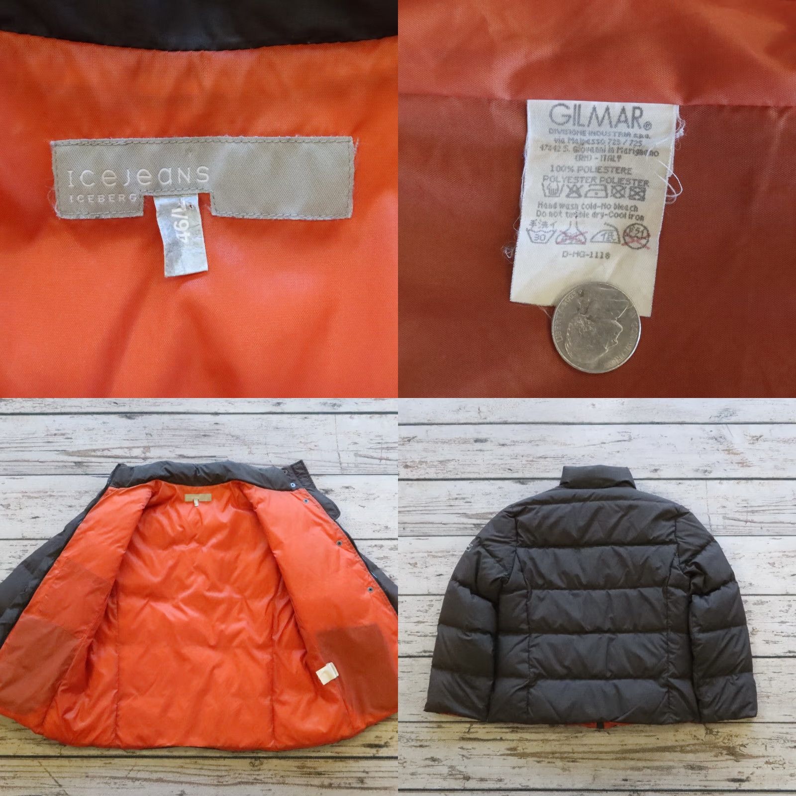 Vintage VINTAGE Iceberg Puffer Jacket Men L Black Jeans Size US 33 - 9 Thumbnail