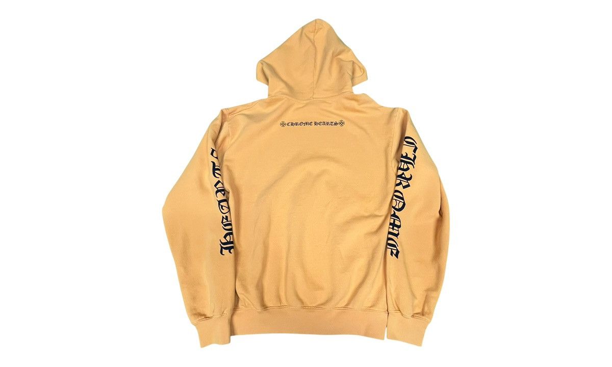 Chrome Hearts Chrome Hearts Script Logo Yellow Hoodie Size US M / EU 48-50 / 2 - 2 Thumbnail