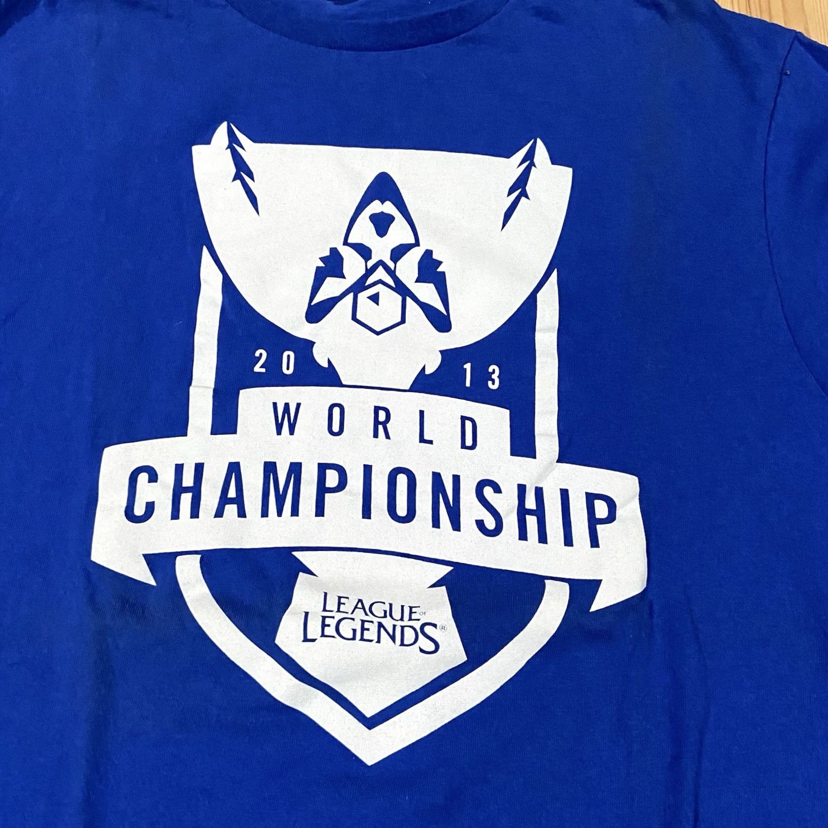 Delta League Of Legends 2013 World Championship T-Shirt Men’s Size L Blue Cotton Delta Vintage Size US L / EU 52-54 / 3 - 4 Thumbnail