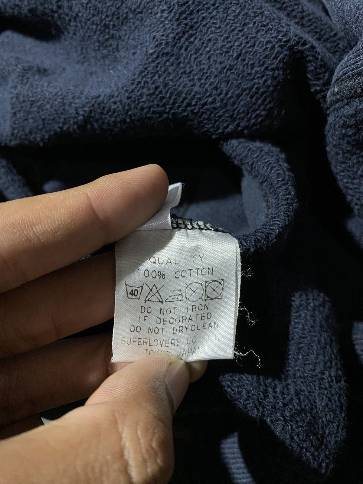Japanese Brand 1990s Super Lovers Dice to Dice Thermal Hoodie Size US M / EU 48-50 / 2 - 8 Thumbnail