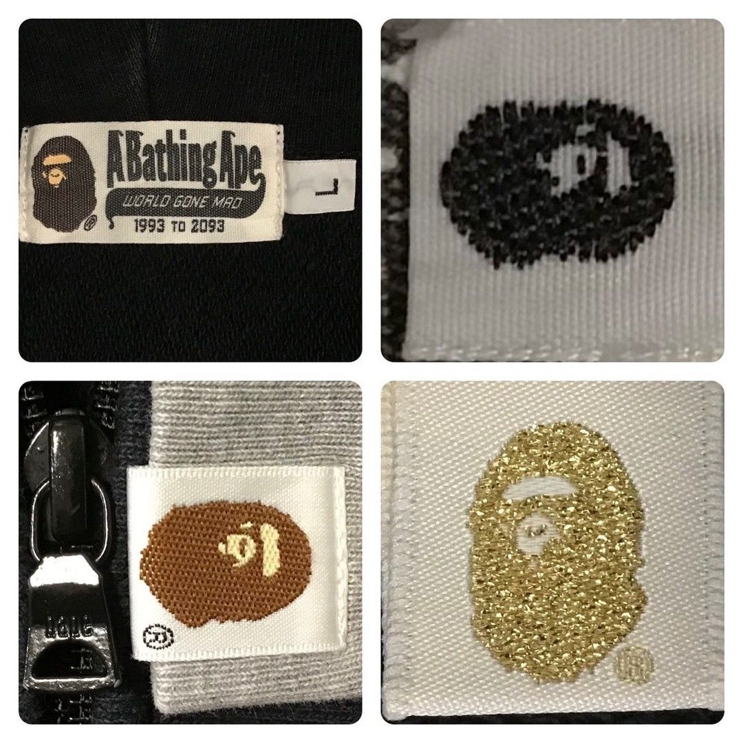 Bape BAPE Shark Full Zip Hoodie 1st Camo x Black a bathing ape Size US L / EU 52-54 / 3 - 8 Thumbnail