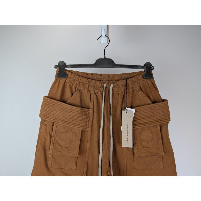 Rick Owens Drkshdw o1rshd1 Creatch Cargo Drawstring Pants in Orange Size US 34 / EU 50 - 3 Thumbnail