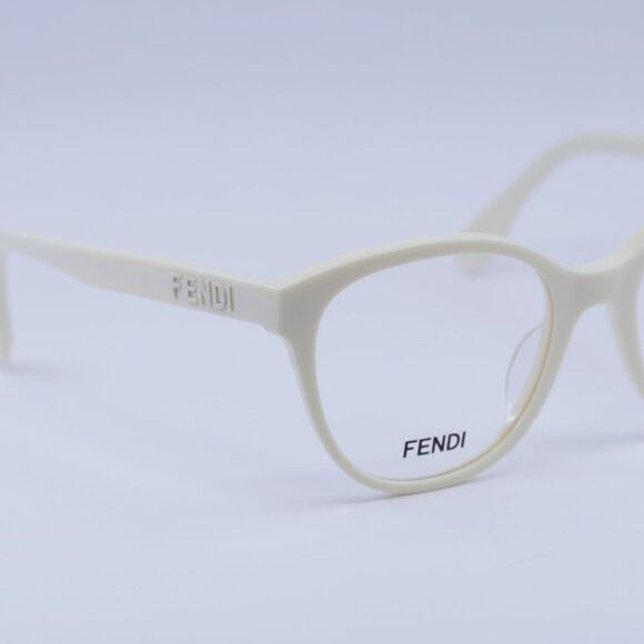 Fendi 🕶️ New Fendi FE50024I 025 Ivory Eyeglasses 52mm Size ONE SIZE - 5 Thumbnail