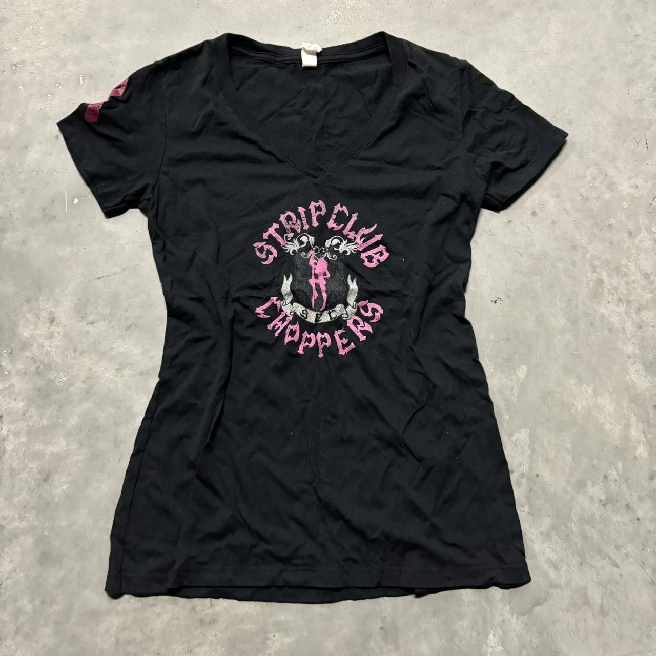 Japanese Brand × Vintage Crazy Vintage Y2K/2000s Cute Grunge Strip Club Choppers Cyber Top! Size M / US 6-8 / IT 42-44 - 1 Thumbnail