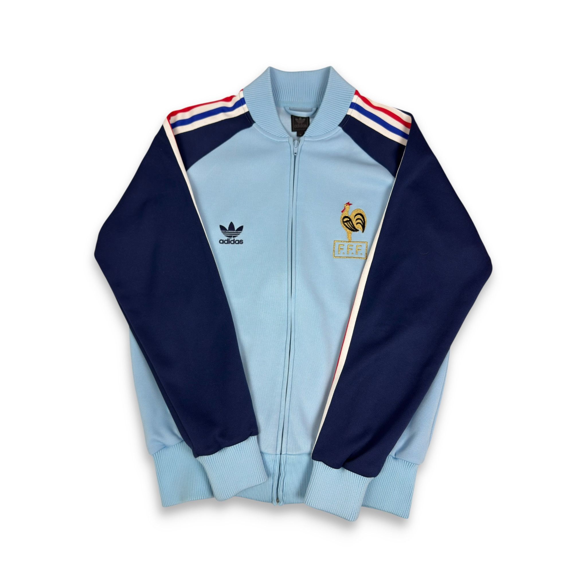 Adidas Men France National Football Team Track Jacket Medium