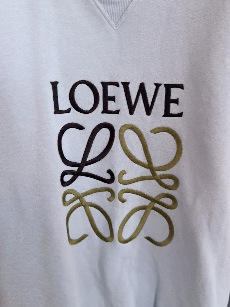 Loewe LOEWE Blue embroidered hoodie Size XL / US 12-14 / IT 48-50 - 3 Thumbnail