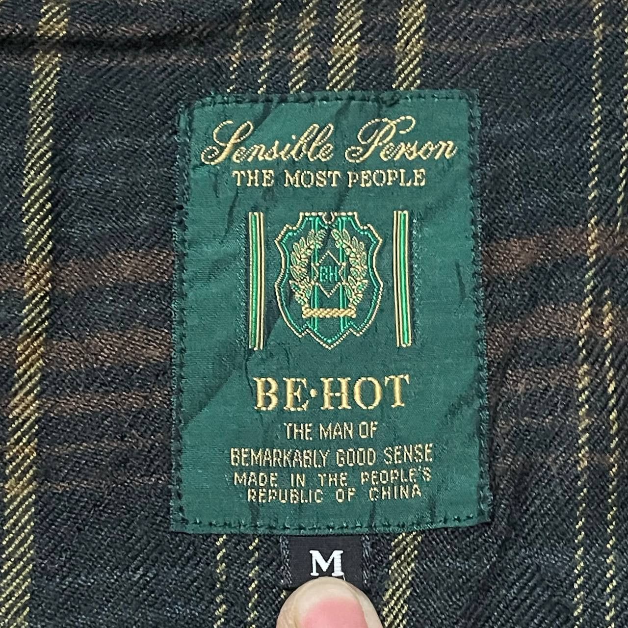 Japanese Brand Vintage Be Hot Sensible Persons Wool Bomber Jacket Size US M / EU 48-50 / 2 - 11 Thumbnail
