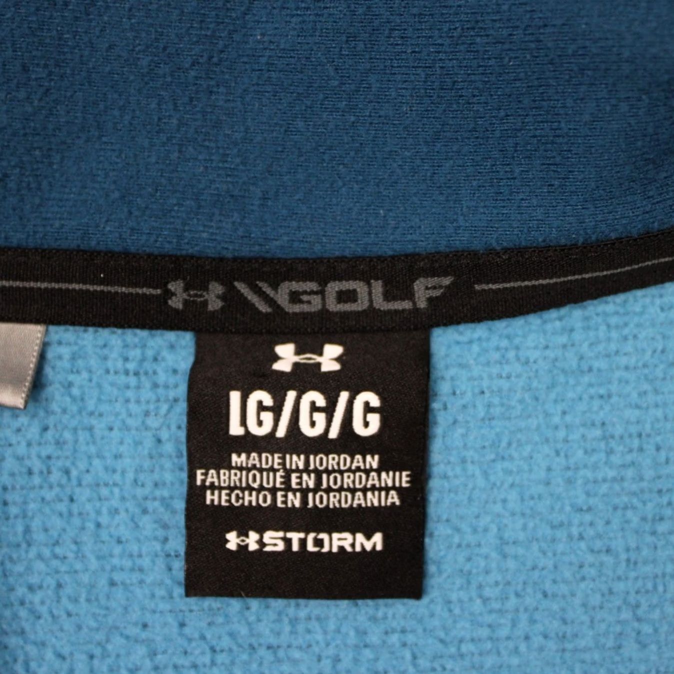 Under Armour Under Armour Golf Sweatshirt Mens Large Blue UA Storm 1/4 Zip L/S Pullover Storm Rugged Comfort Regular Fit Fleece Sweatshirt Size US L / EU 52-54 / 3 - 6 Thumbnail