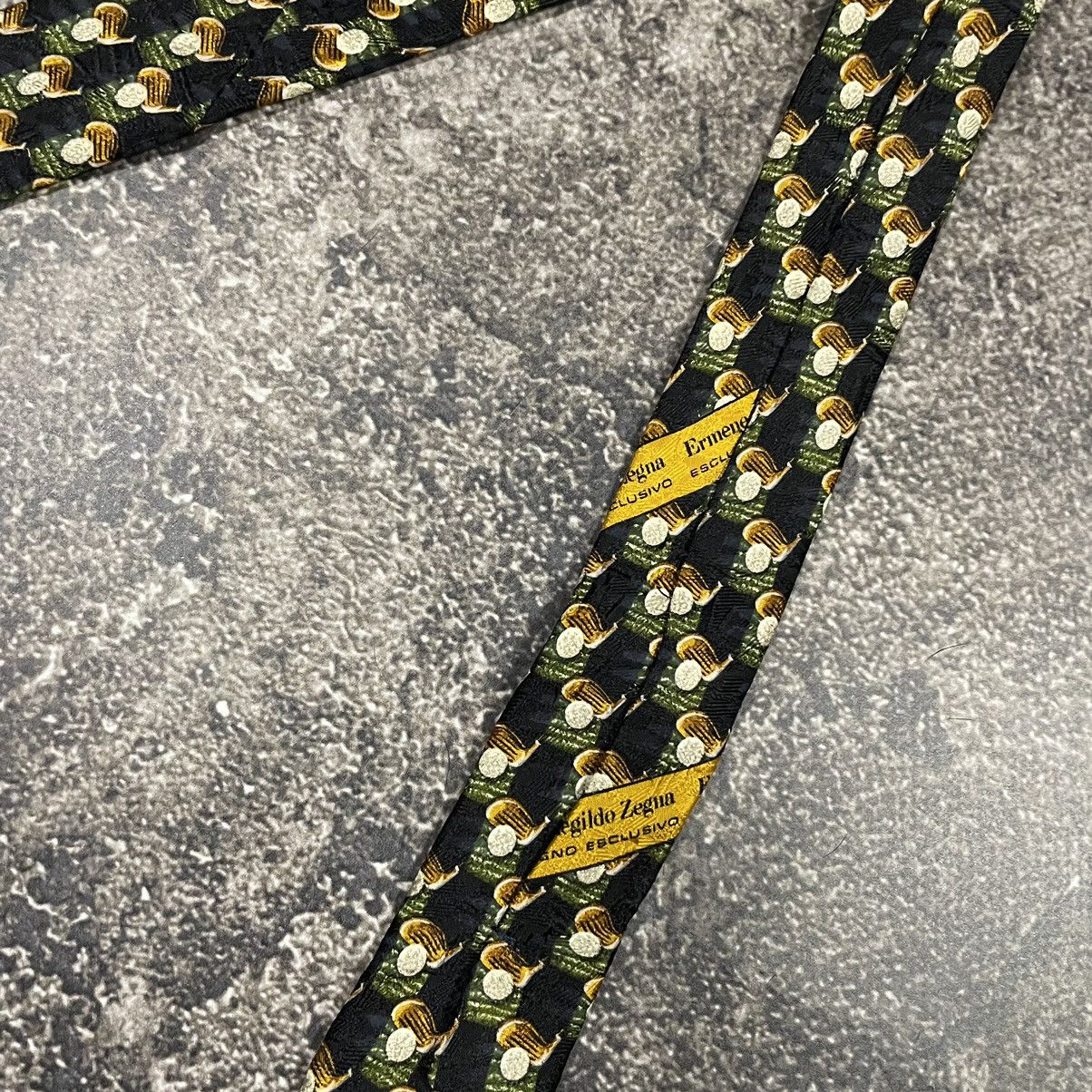 Ermenegildo Zegna × Vintage Rare Vintage Ermenedildo Zegna Tie 90’s Size ONE SIZE - 3 Thumbnail