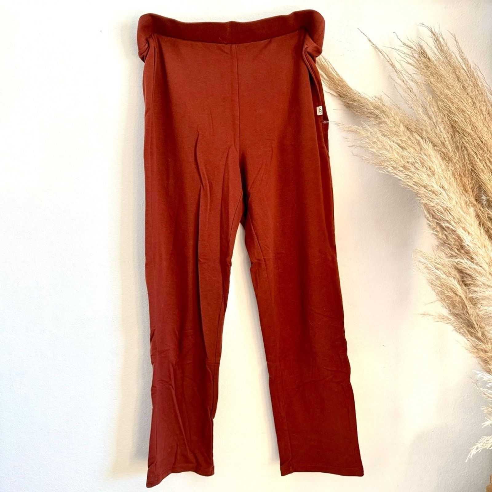 Ugg NEW UGG Straight Rust Brick Red Sweatpants Lounge PJ Pant Size 30" / US 8 / IT 44 - 2 Thumbnail