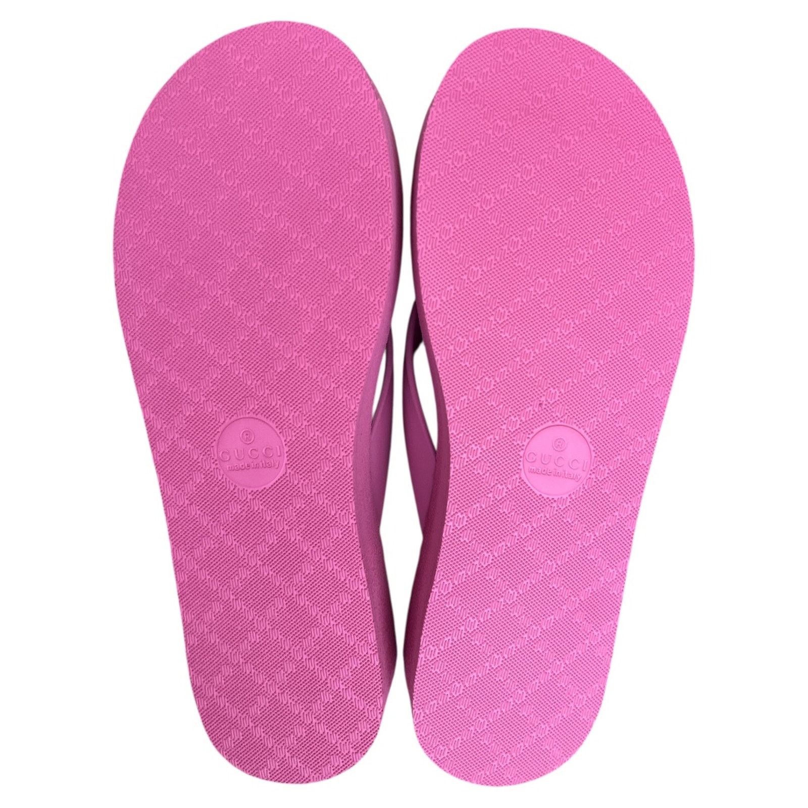 Gucci Gucci Pink Interlocking G Logo Platform Sandal, IT36/US6 Size US 6 / IT 36 - 3 Thumbnail