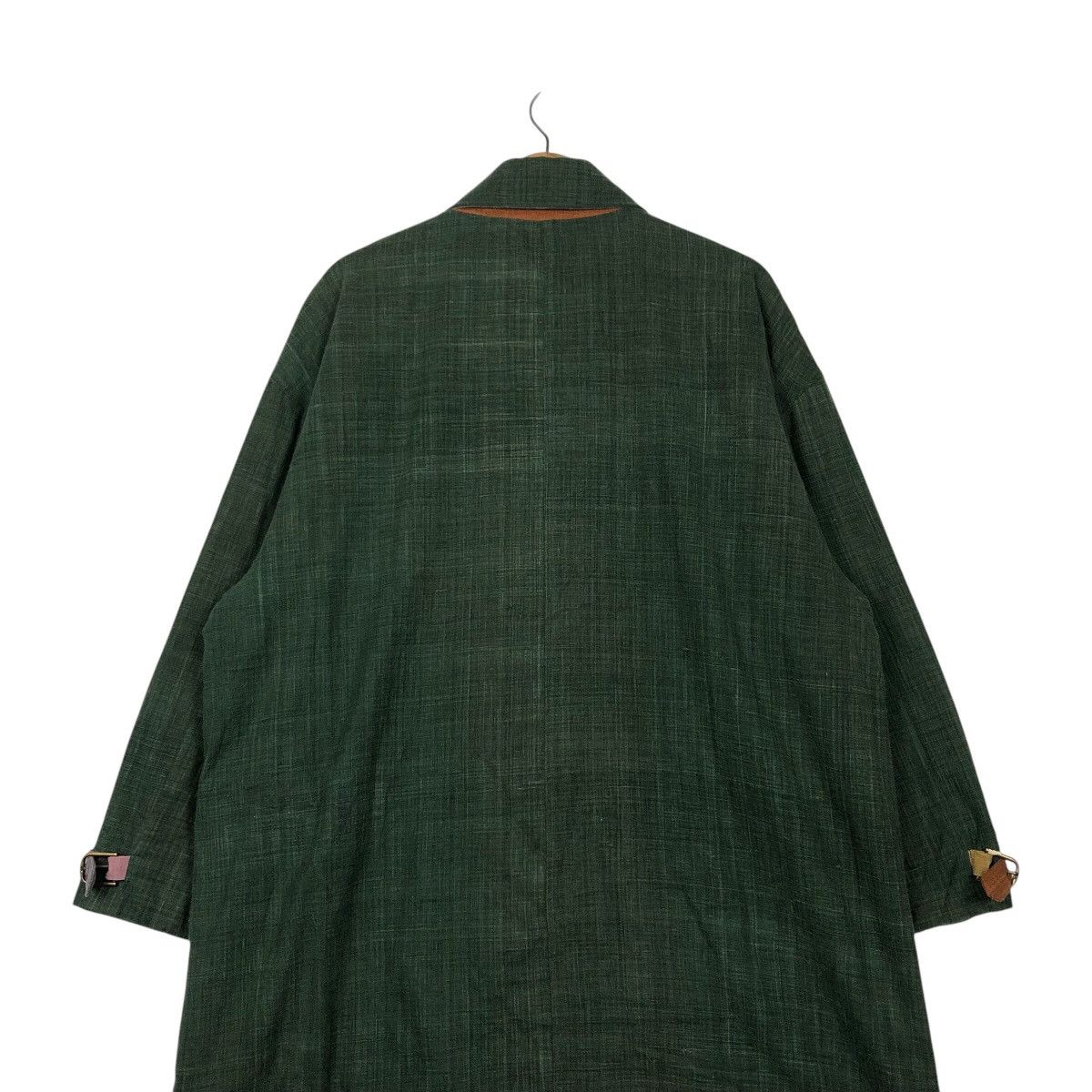 Issey Miyake 📌Rich Green Vintage Jacket Comme Se Soir Buckle Size US M / EU 48-50 / 2 - 11 Thumbnail